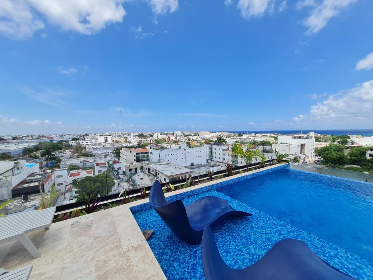 Modernos Estudios A Pasos De La 5Ta Av Pool View - By Yeah 신데 델 카르멘 외부 사진