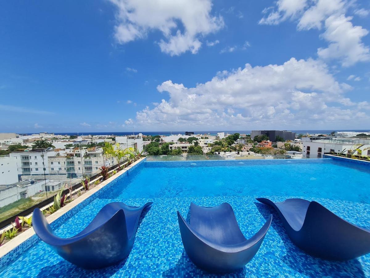 Modernos Estudios A Pasos De La 5Ta Av Pool View - By Yeah 신데 델 카르멘 외부 사진